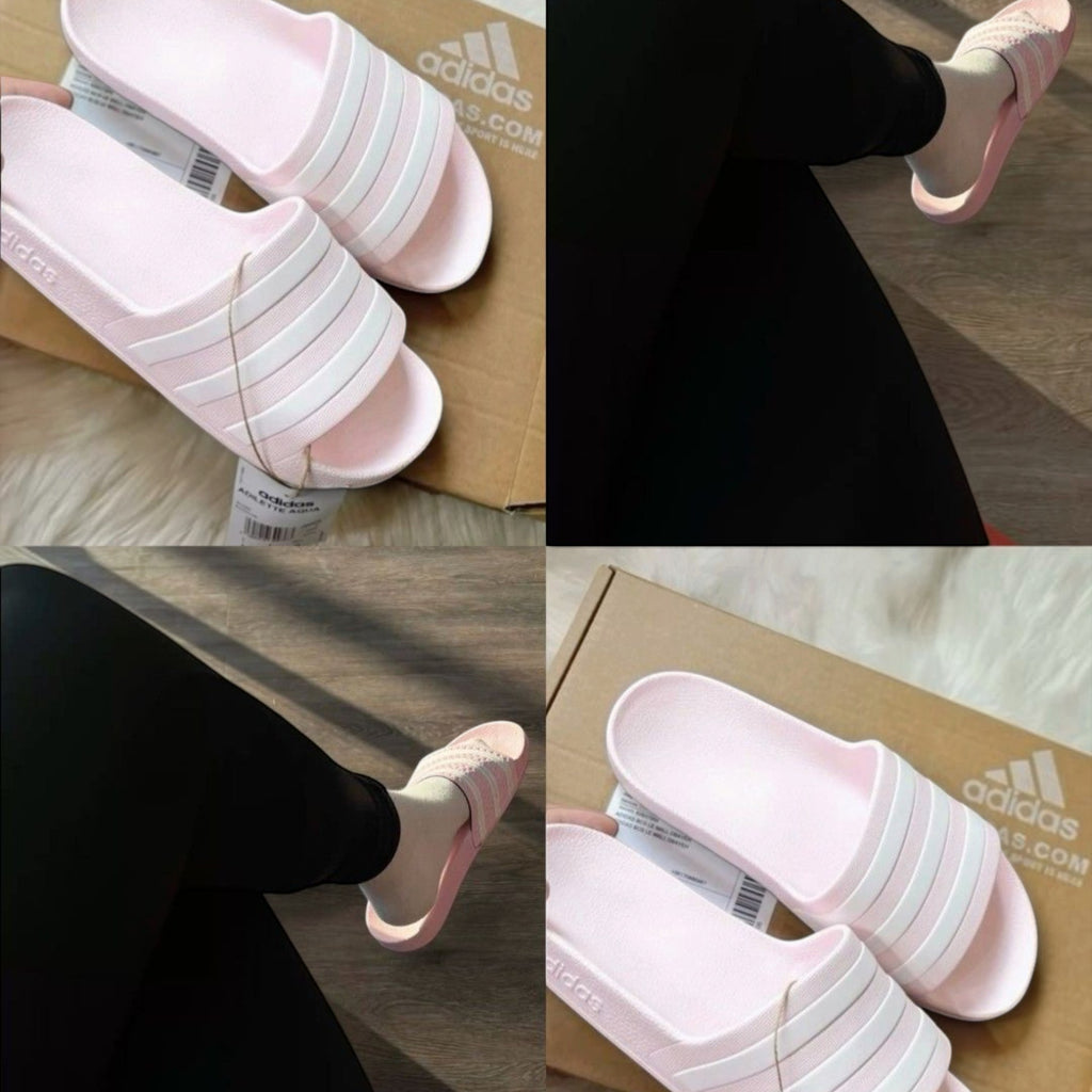 Adidas Chancla Adilette Pink Sandalia Baño Original Mujer