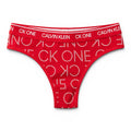 Calvin Klein CK One Bikini Femenino Rojo Algodón