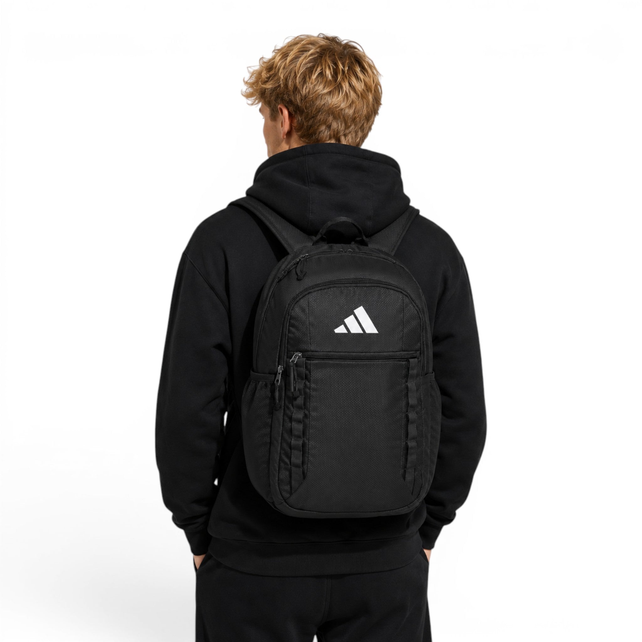 Mochila Adidas Power VII Negra con Logo Blanco