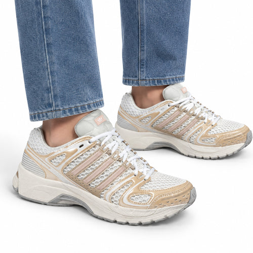 Adidas Tenis Adistar Control Beige Original Casuales Para Mujer