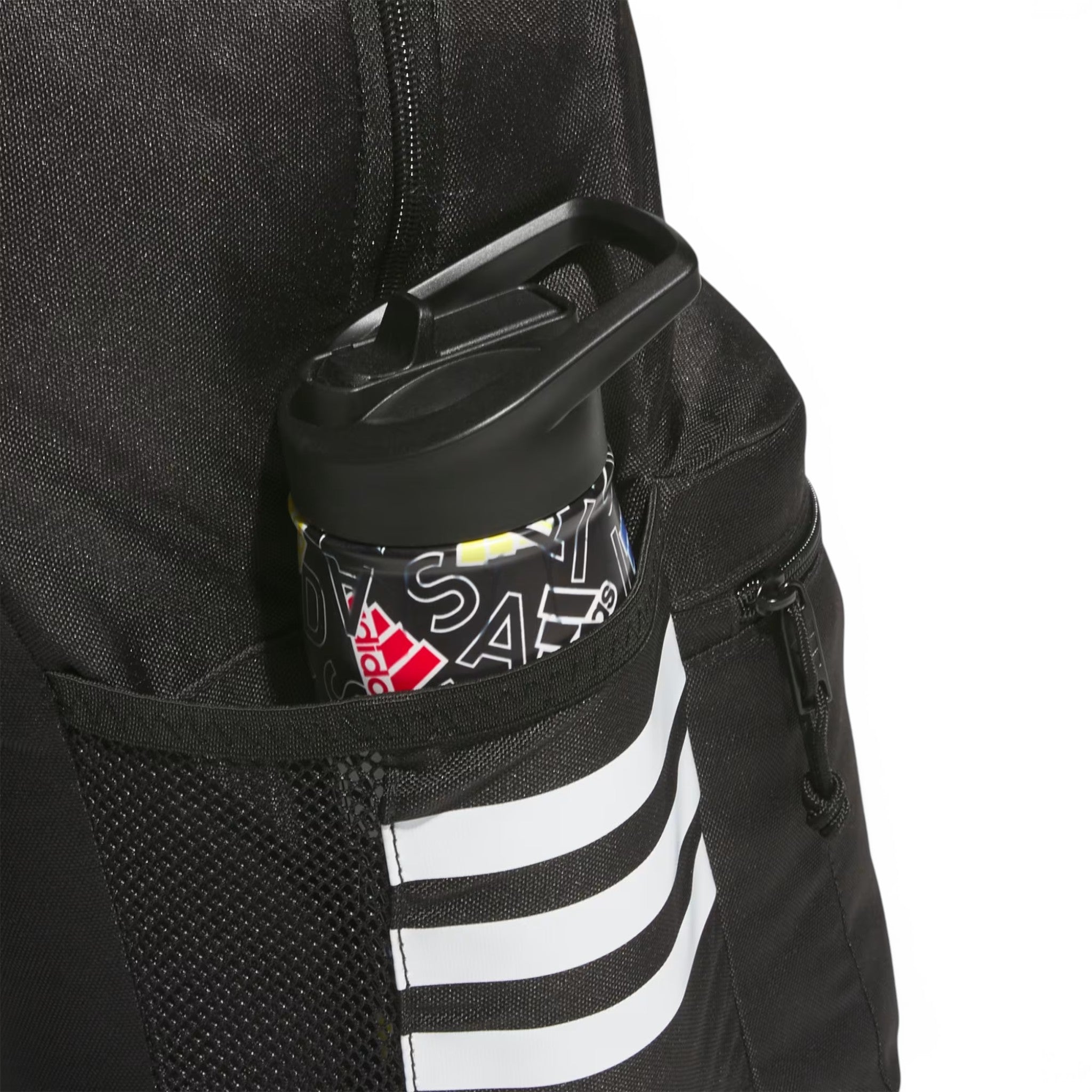 Mochila Adidas Classic Future Icons Negra con 3 Franjas