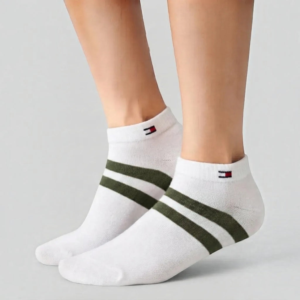 tommy hilfiger calcetas modelo xm6164 pack 3 pares para mujer