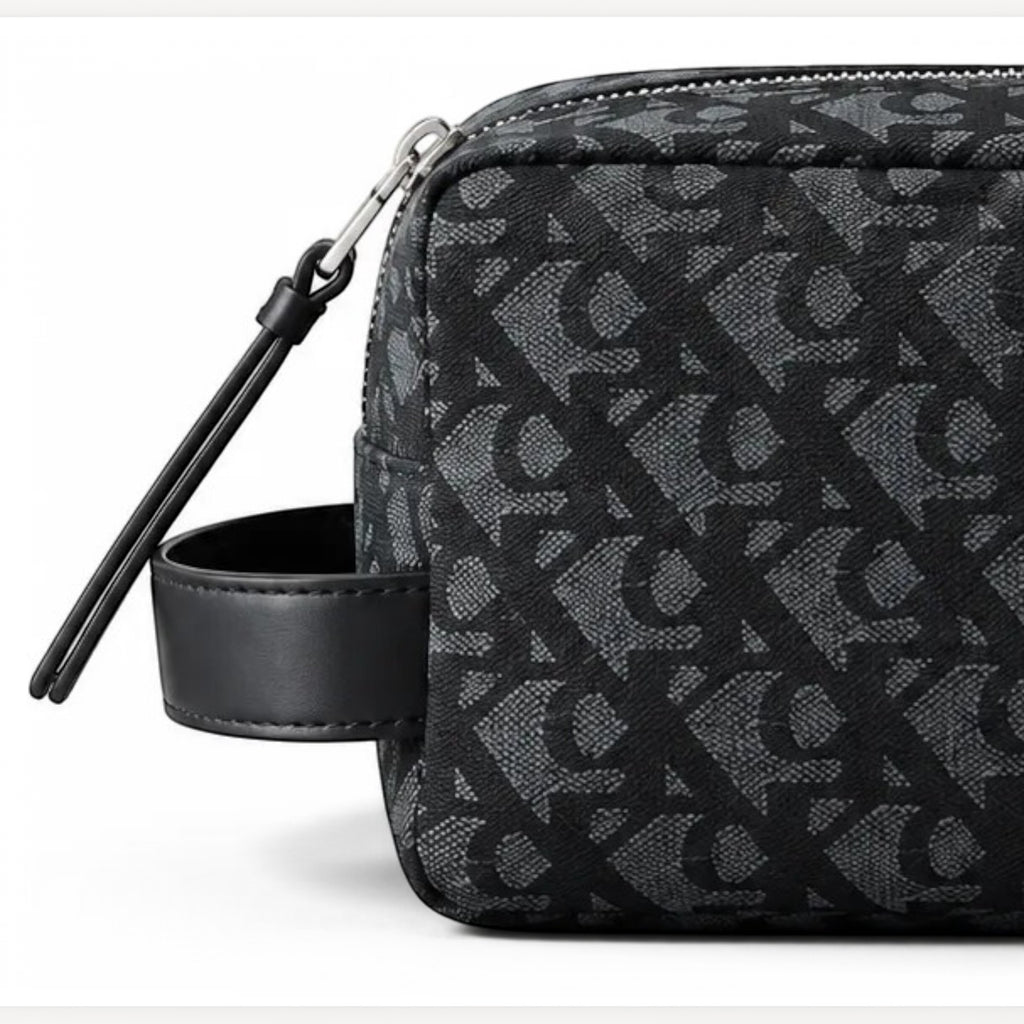 Calvin Klein Bolsita Pequeña Practica Monograma Negro Urbana Original