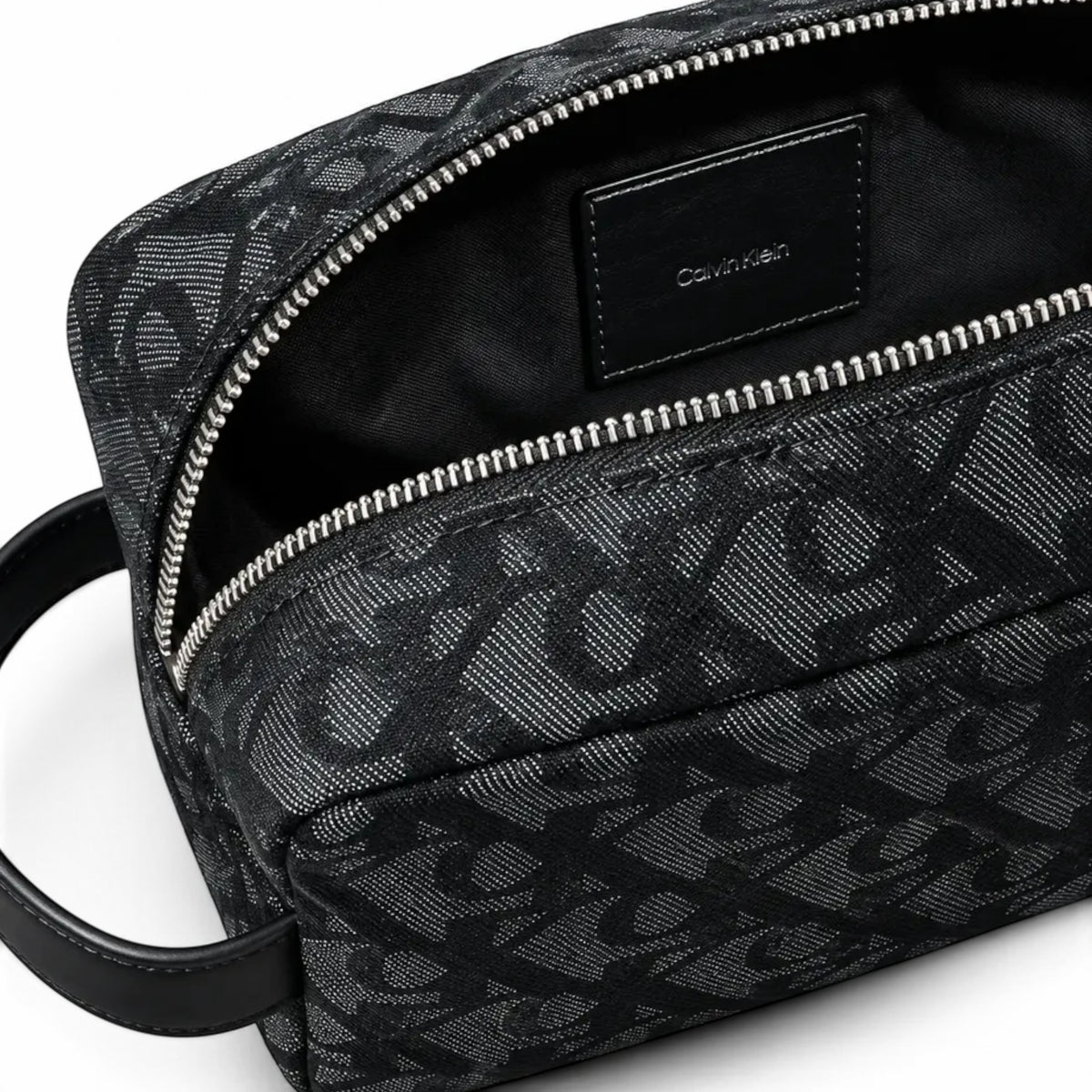 Calvin Klein Bolsita Pequeña Practica Monograma Negro Urbana Original