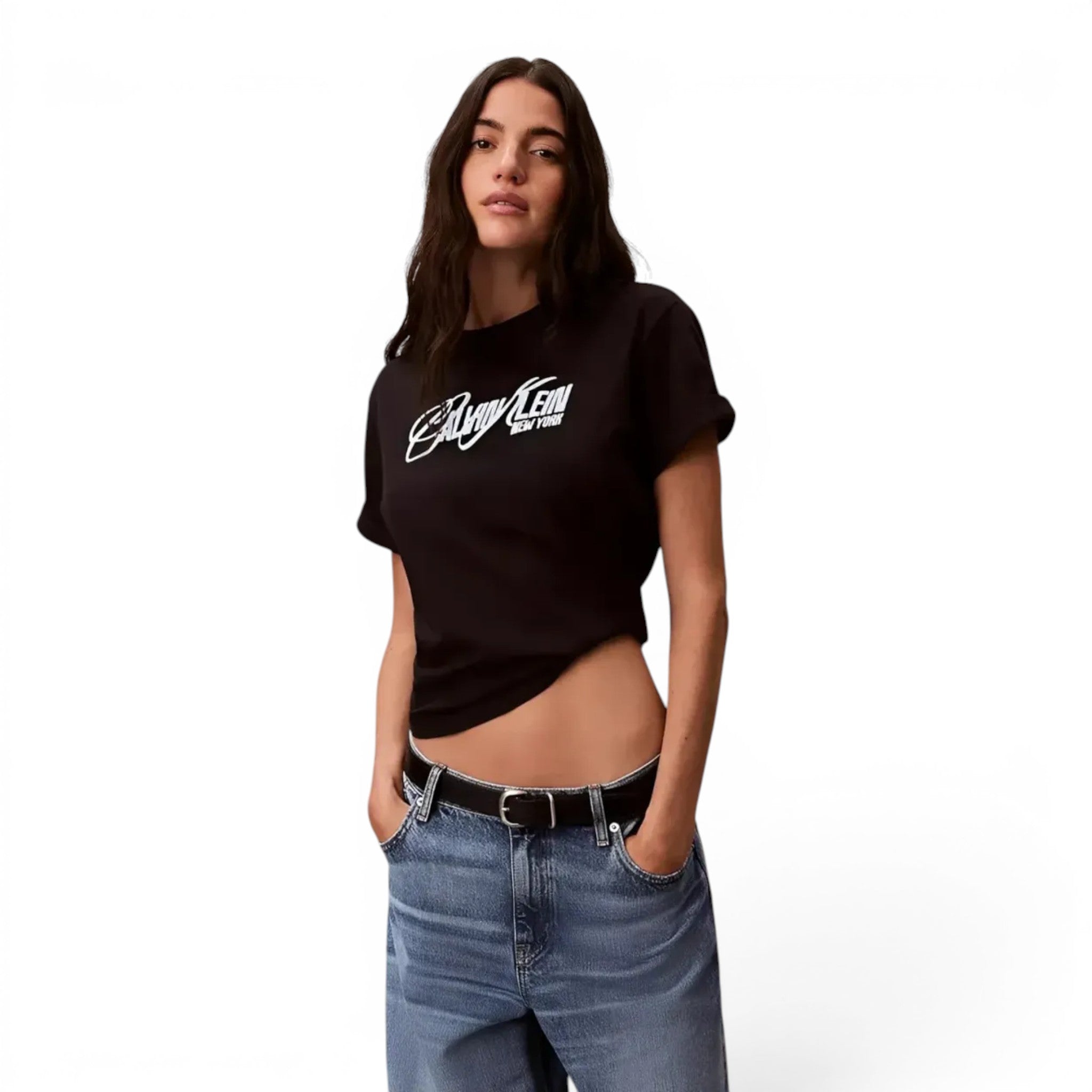 Playera Calvin Klein New York Script Logo