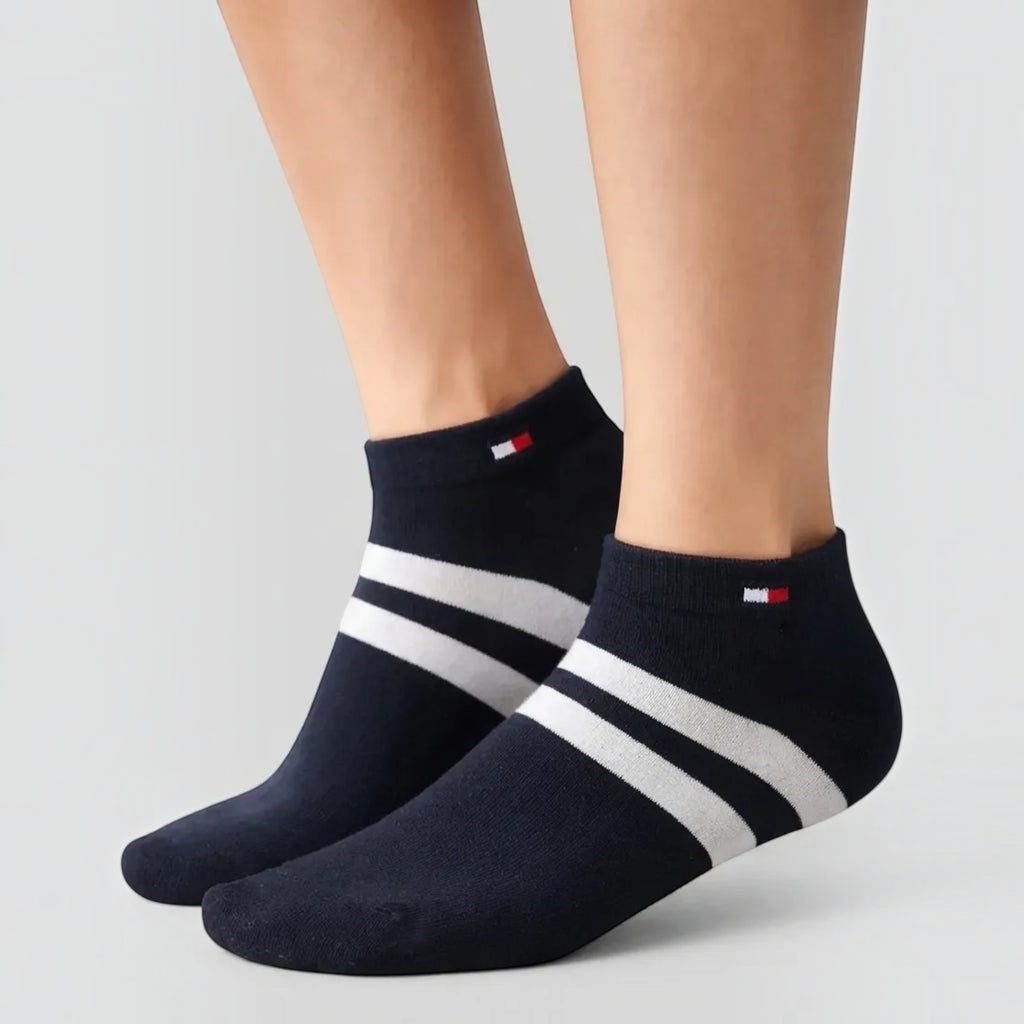 tommy hilfiger calcetas modelo xm6164 pack 3 pares para mujer