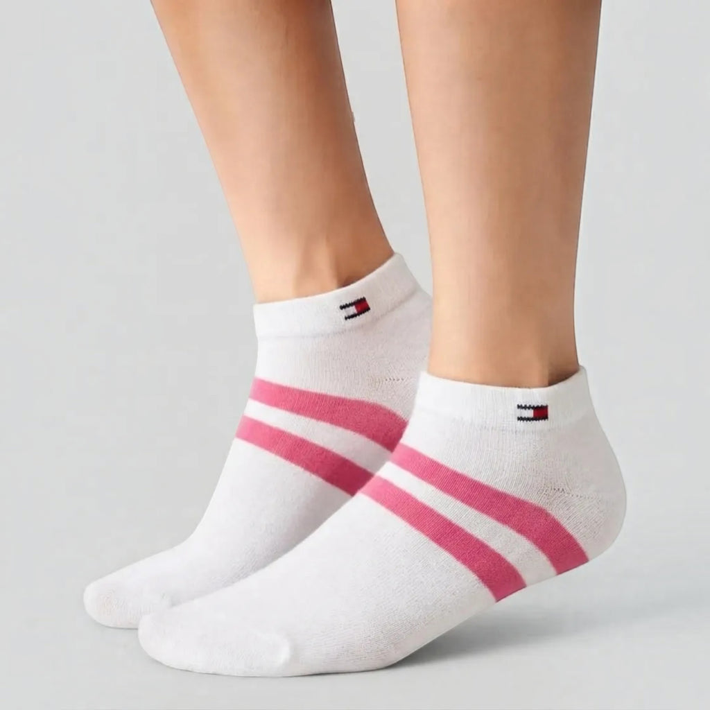 tommy hilfiger calcetas modelo xm6164 pack 3 pares para mujer