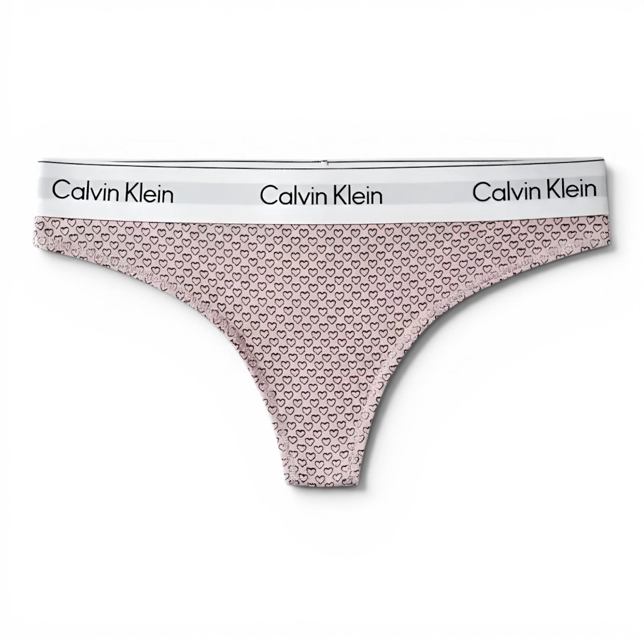 Tanga Calvin Klein Modern Cotton Con Estampado De Corazones