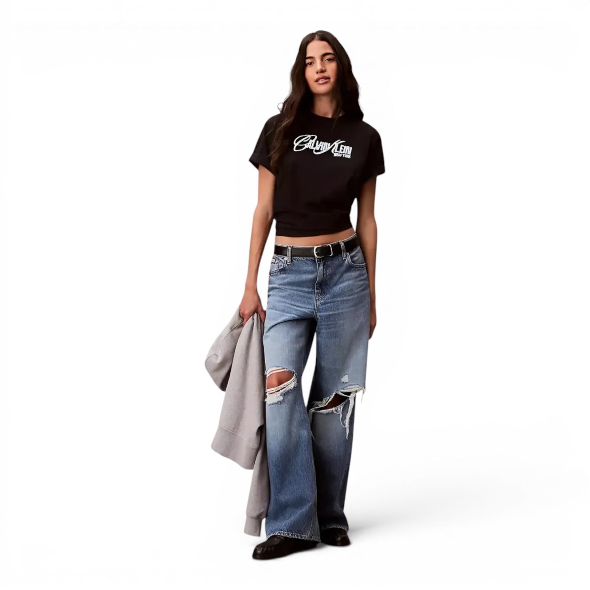 Playera Calvin Klein New York Script Logo