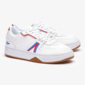 Tenis Lacoste L001 Leather Blanco Casual Hombre Comodos