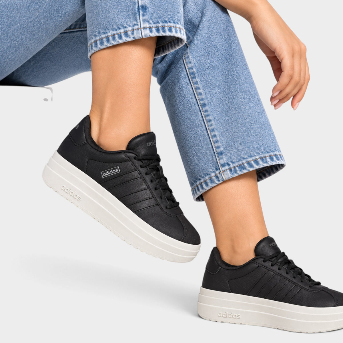 Adidas Tenis VL Court Bold Casual Comodo Negro Original Mujer