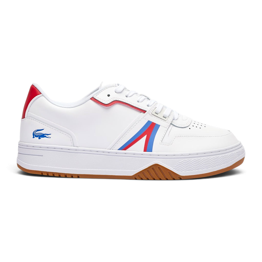 Tenis Lacoste L001 Leather Blanco Casual Hombre Comodos