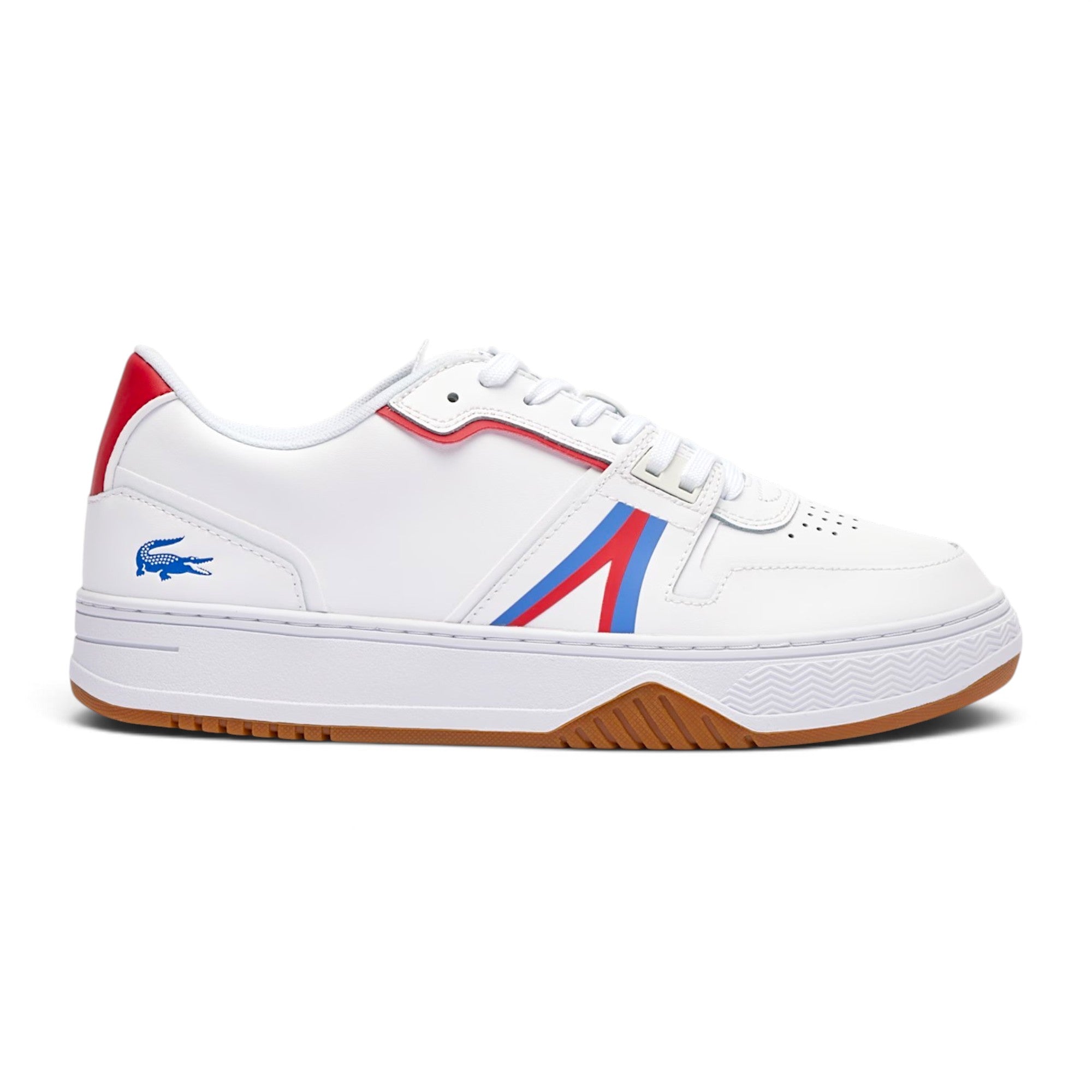 Tenis Lacoste L001 Leather Blanco Casual Hombre Comodos