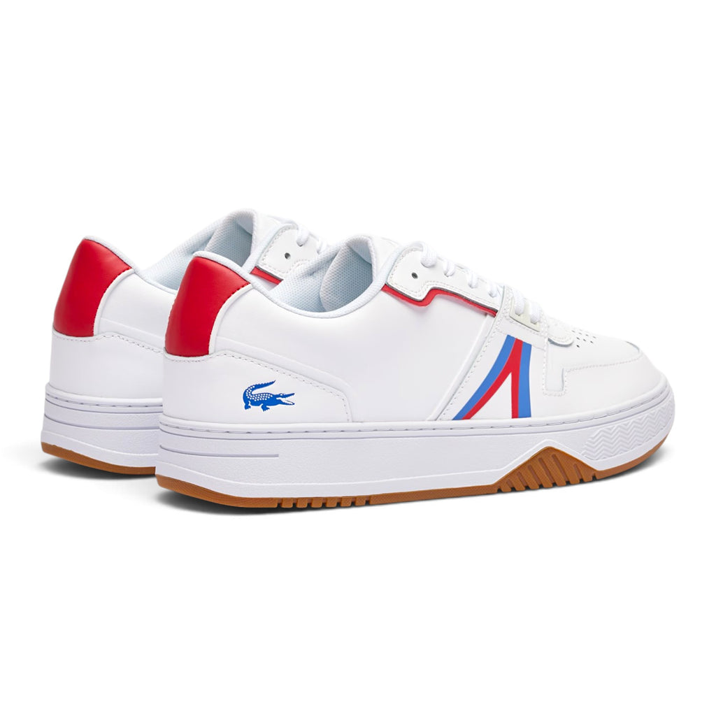Tenis Lacoste L001 Leather Blanco Casual Hombre Comodos