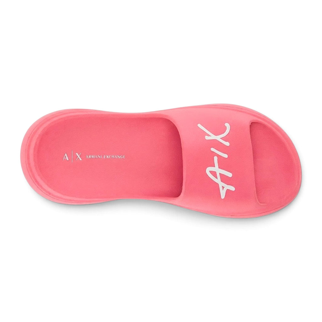 Sandalia Armani Exchange A|X Rosa Para Mujer Comoda Ligera