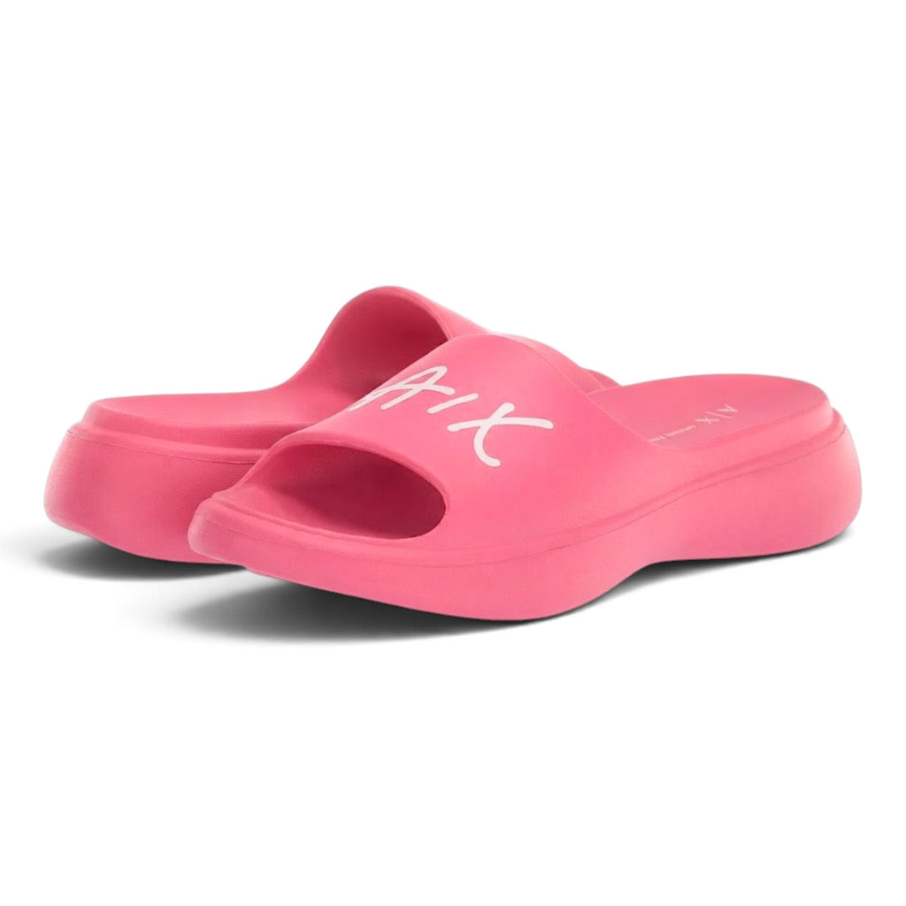 Sandalia Armani Exchange A|X Rosa Para Mujer Comoda Ligera