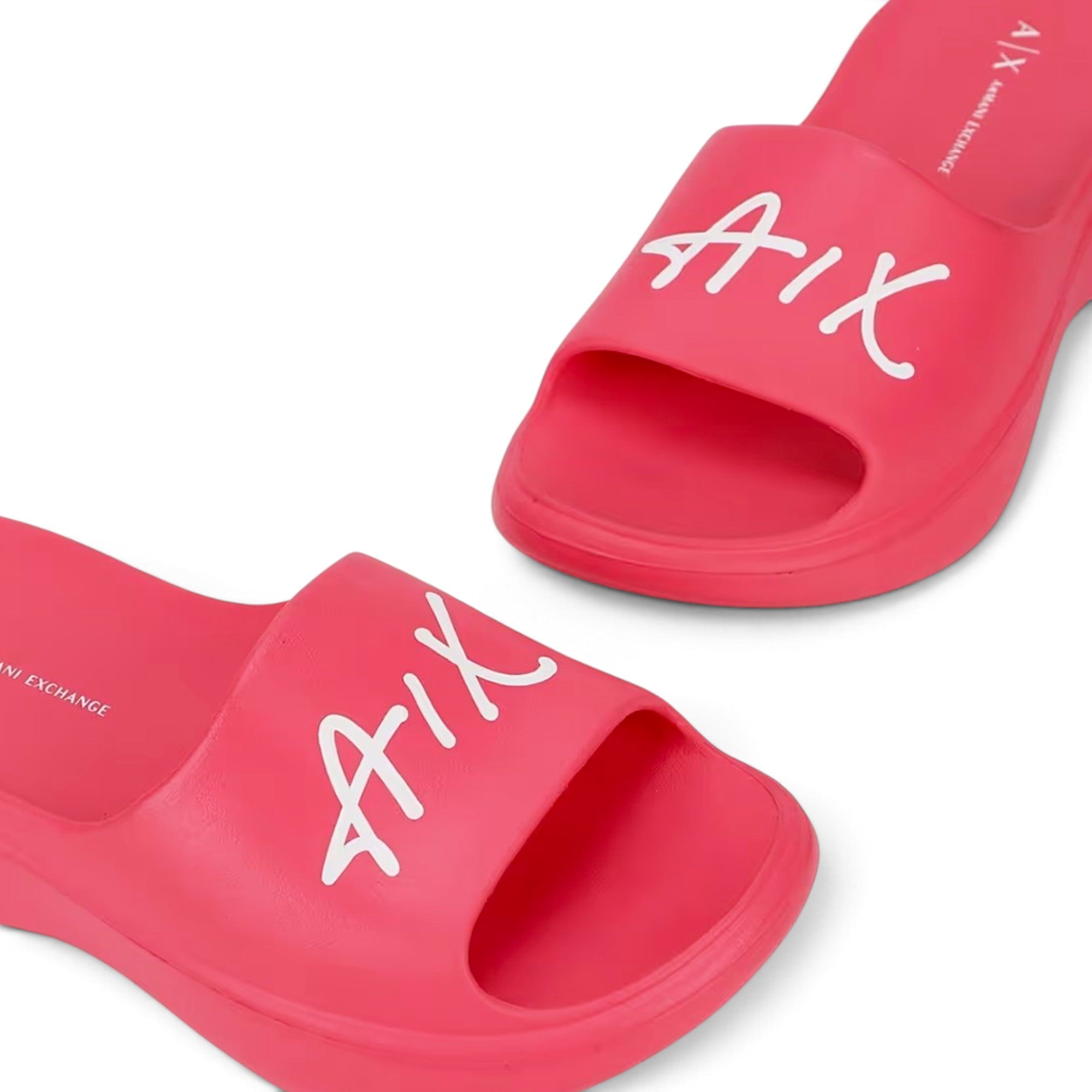 Sandalia Armani Exchange A|X Rosa Para Mujer Comoda Ligera