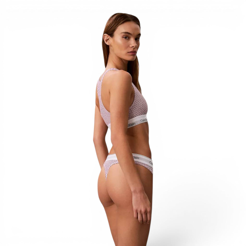 Tanga Calvin Klein Modern Cotton Con Estampado De Corazones