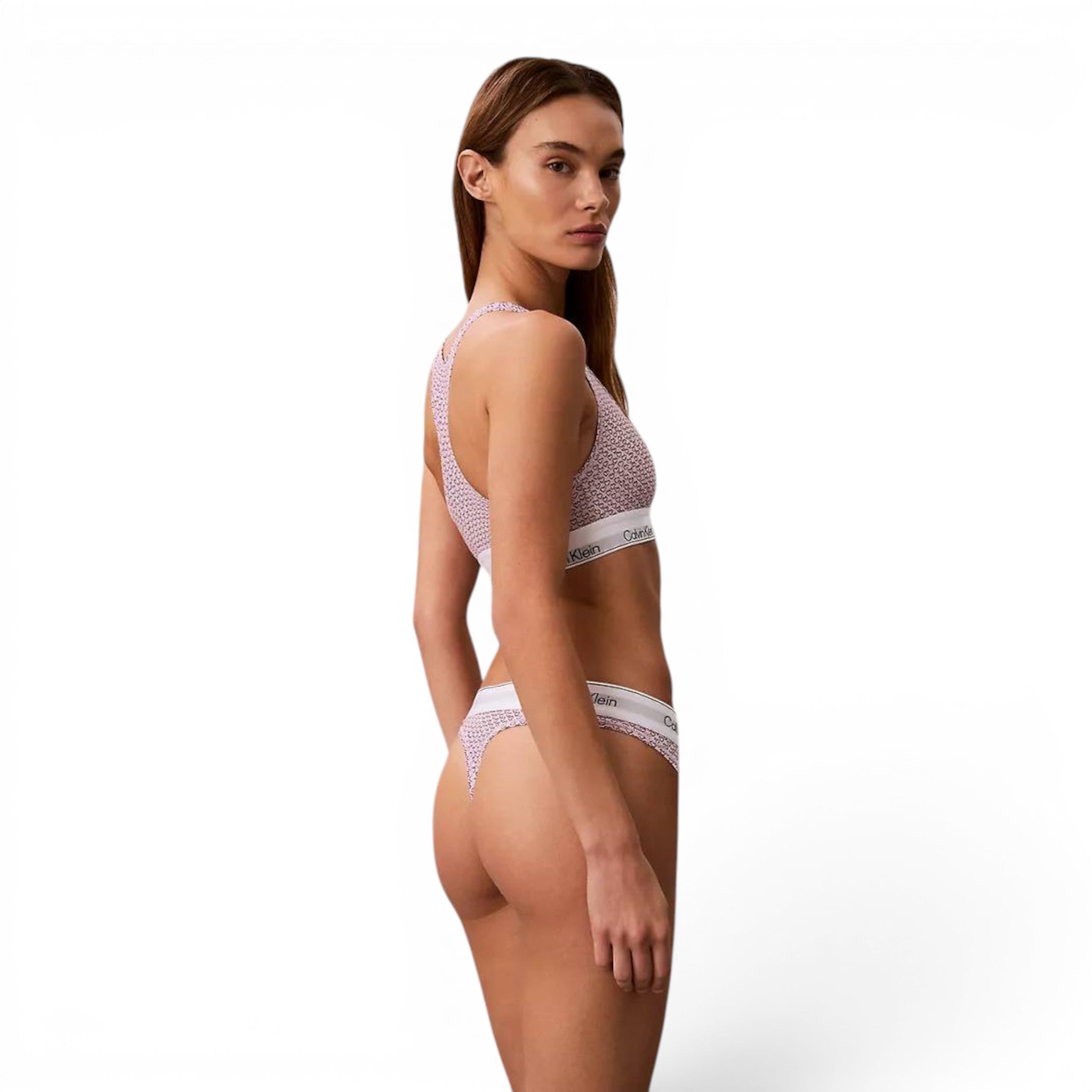 Tanga Calvin Klein Modern Cotton Con Estampado De Corazones
