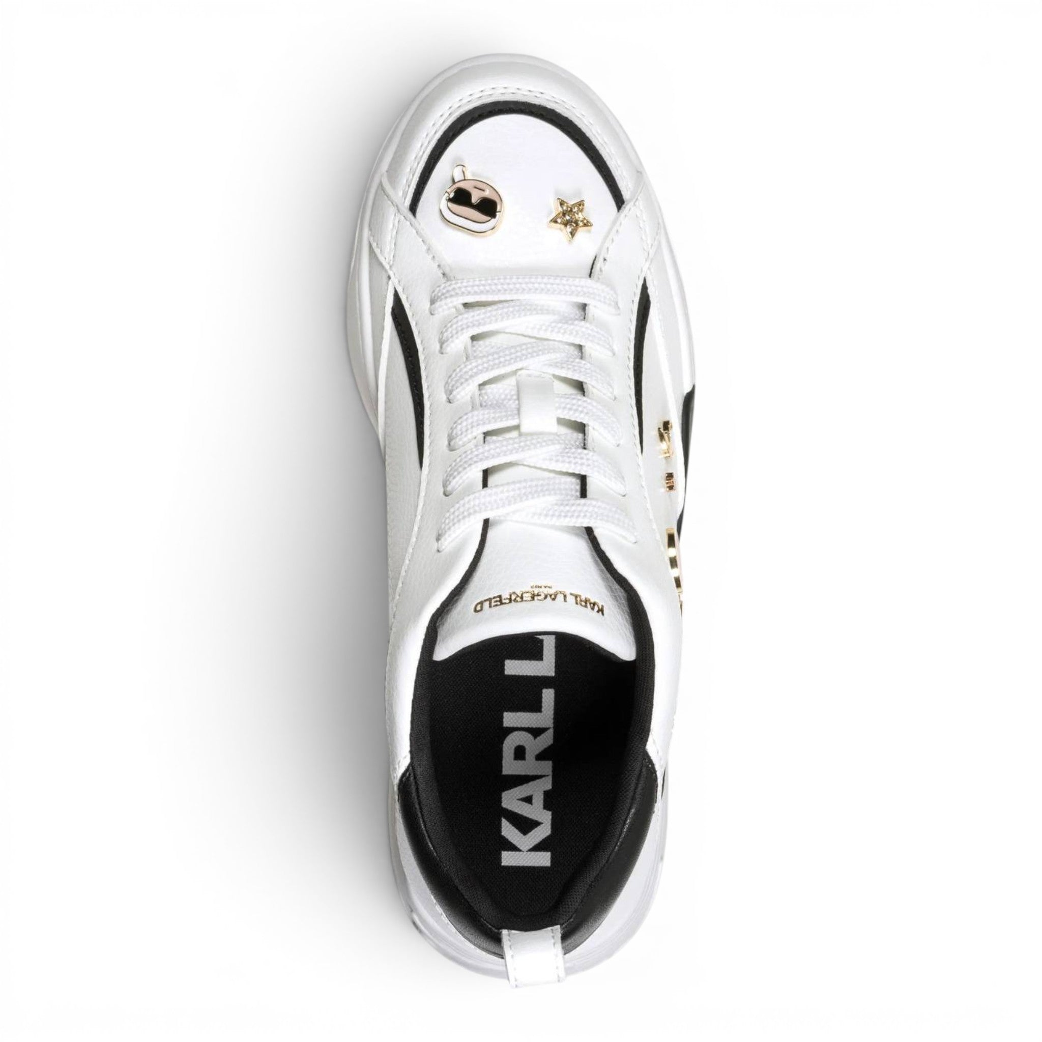Tenis Karl Lagerfeld Paris Blancos Con Pines Para Mujer