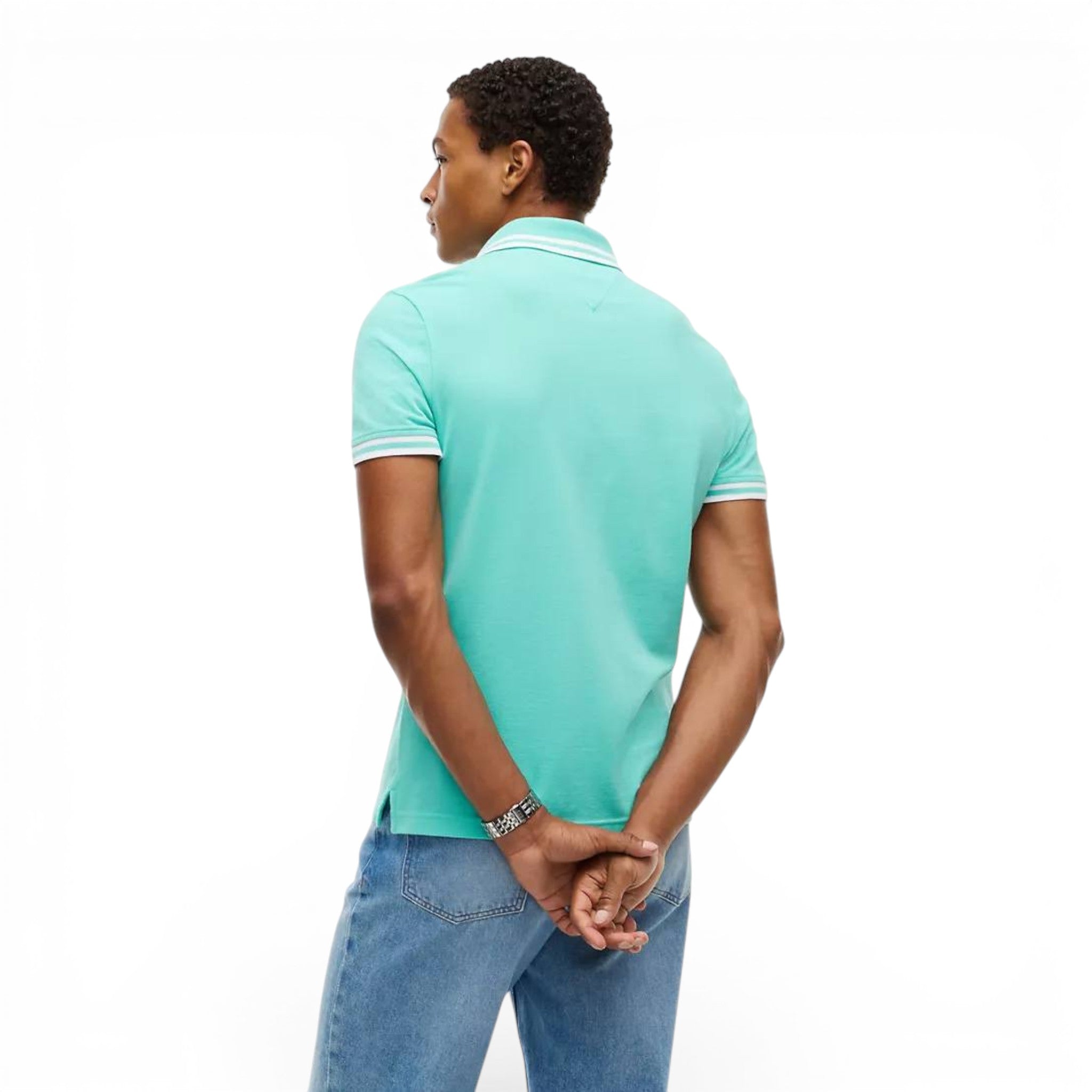 Playera Polo Tommy Hilfiger Striped Chest