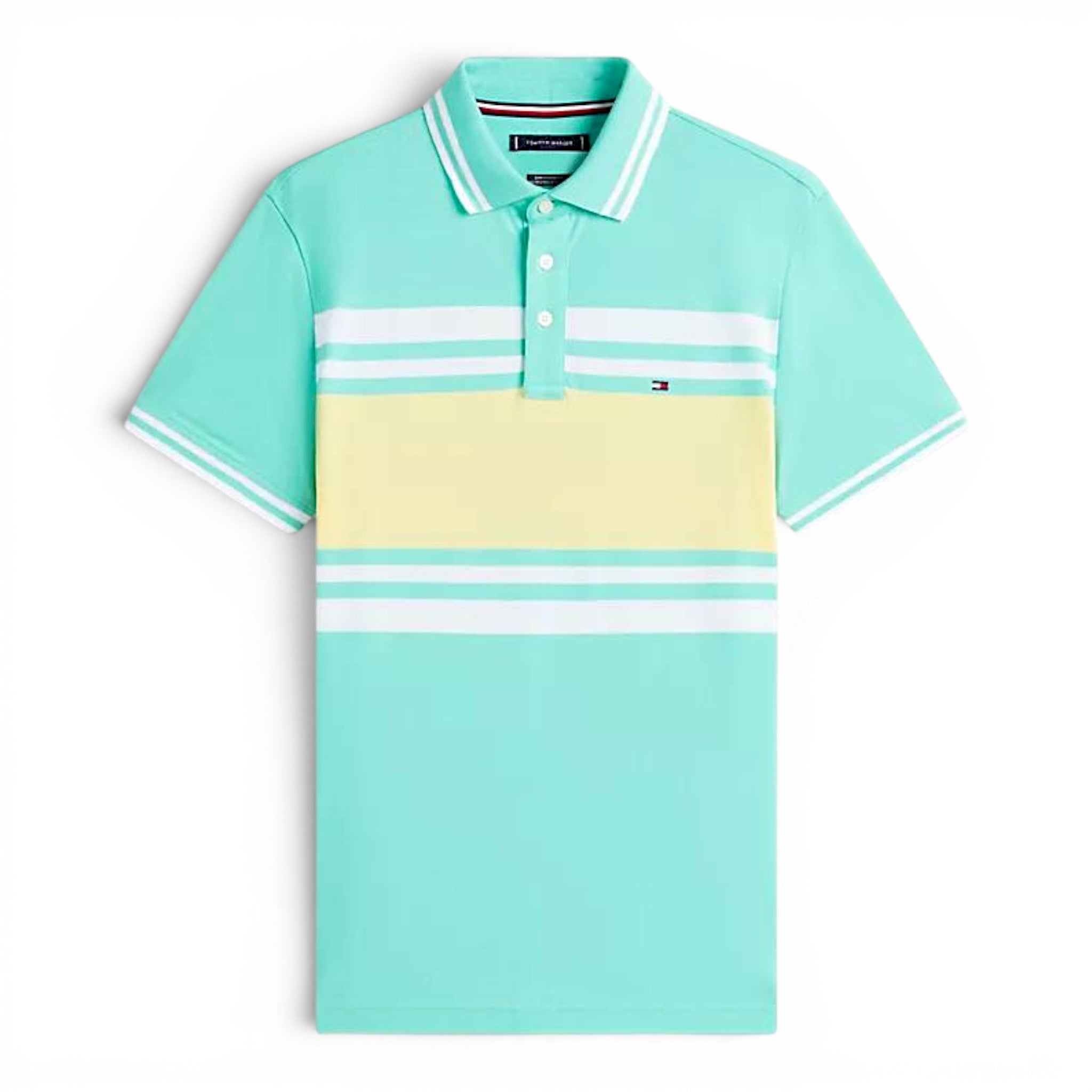 Playera Polo Tommy Hilfiger Striped Chest