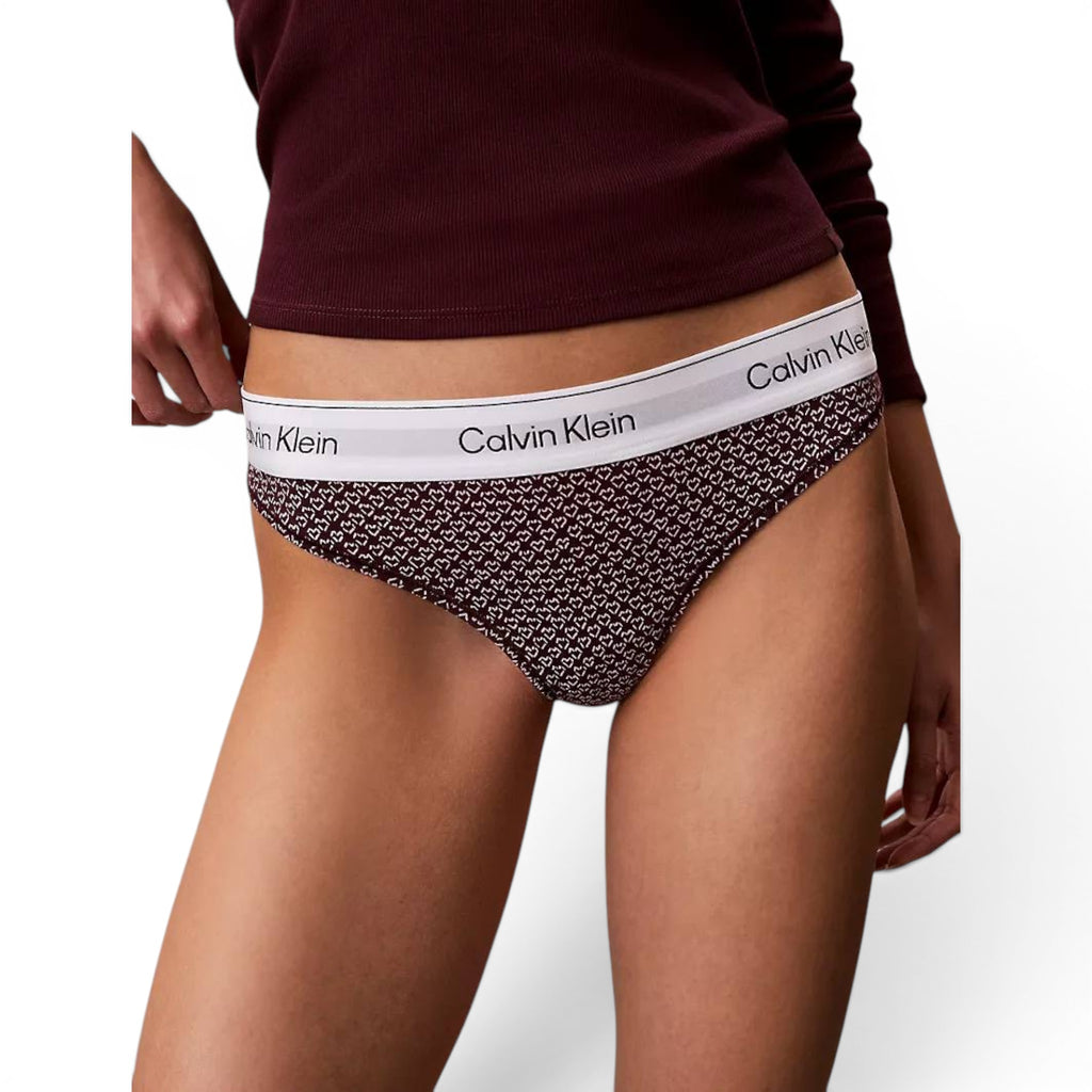 Tanga Calvin Klein De Algodón Con Estampado De Corazones