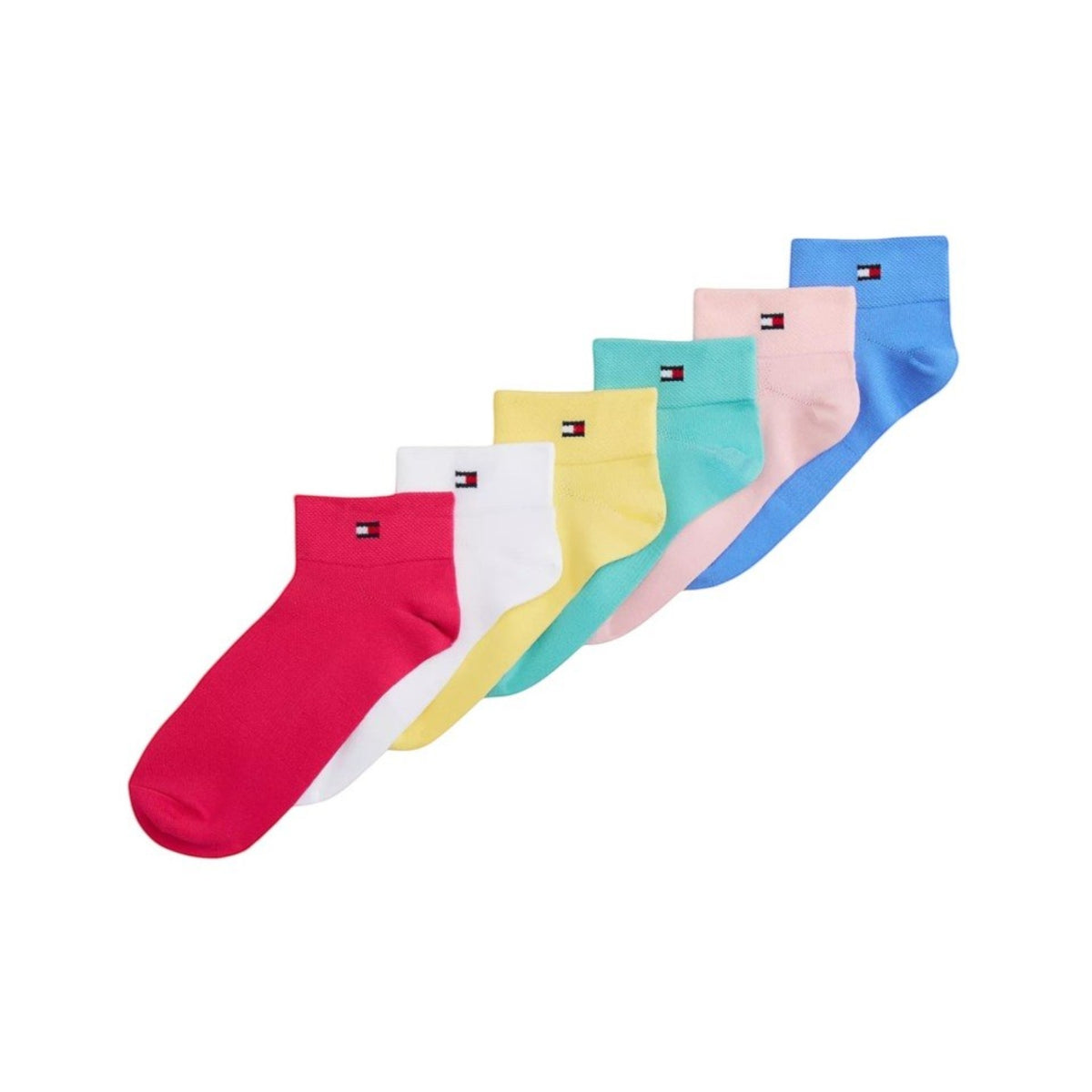 Tommy Hilfiger Calcetas Comodo 6 Pack Originales Para Mujer
