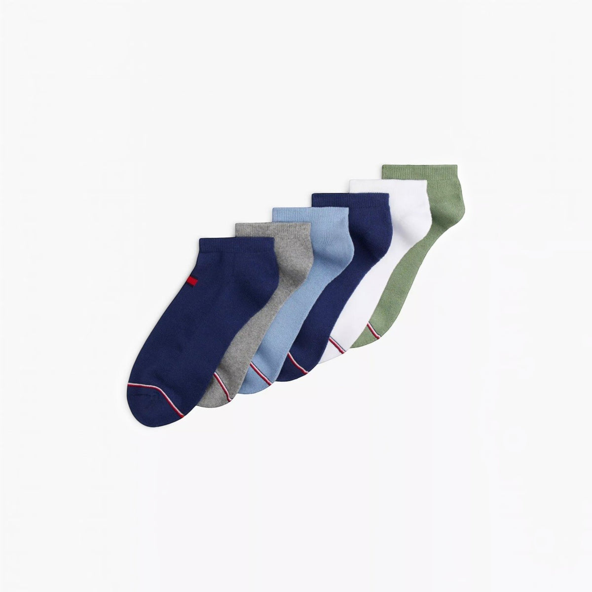 Tommy Hilfiger Calcetines 6 Pack casual Original Para Hombre